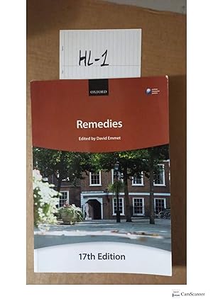 Remedies 17th Ed By David Emmet