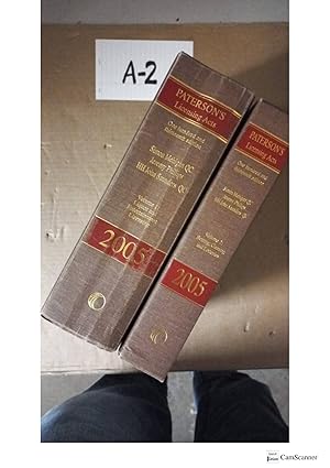 Paterson's Licensing Act 2005 113th Ed 2 Vols By Mehigan And Phillips