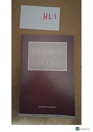 Understanding The Law Of Obligations By Andrew Burrows