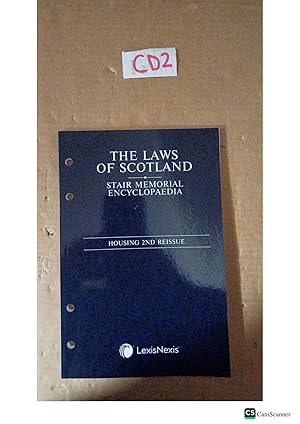 The Laws Of Scotland Stair Memorial Encyclopaedia Housing 2nd Reissue