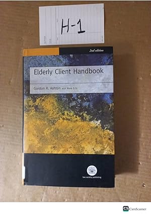 Elderly Client Handbook 2nd Ed By Gordon R Ashton