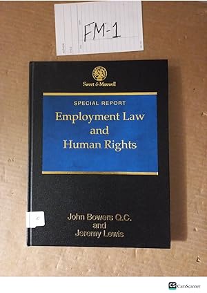 Employment Law And Human Rights By Bowers And Lewis