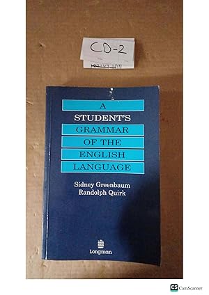 A Student's Grammar Of The English Language By Sidney Greenbaum And Randolph Quirk