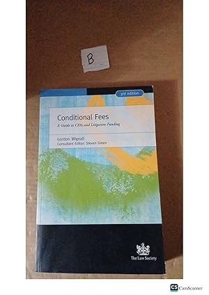 Conditional Fees 3rd Ed By Wignall And Green