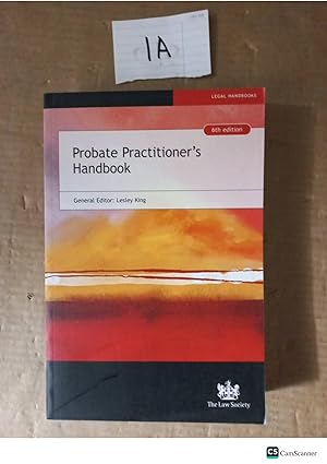 Probate Practitioner's Handbook 6th Ed By Lesley King