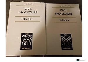 Civil Procedure 2016 Vol 1, 2 The White Book Service
