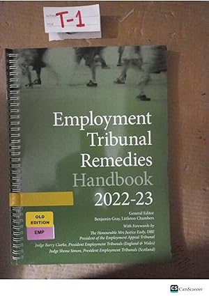 Employment Tribunal Remedies Handbook 2022-23 By Gray And Chambers