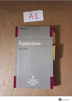 Injunctions 6th Ed By David Bean