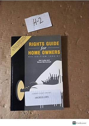 Rights Guide For Home Owners 8th Ed 1990/91 By Jan Luba And McConnell