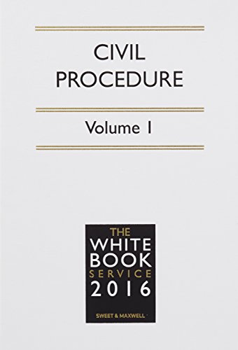 The White Book Service 2016 Volumes 1&2 Service