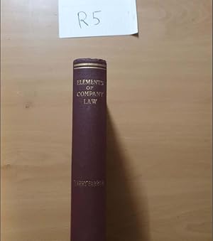 Elements of Company Law by Harry Farrar