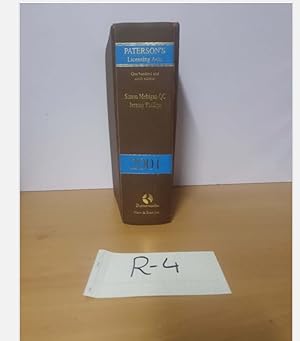 Paterson's Licensing Act 2001 One hundred and Ninth by Simon Mehigan and Others