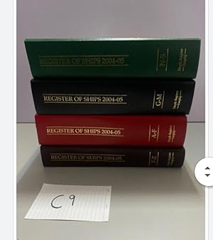 REGISTER OF SHIPS 2004-05 Volumes 1-4