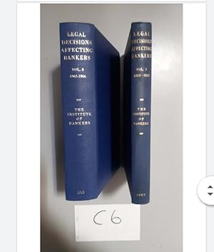 LEGALDECISIONS AFFECTING BANKERSVOL. 8 1962-1966Volume 71955-1961