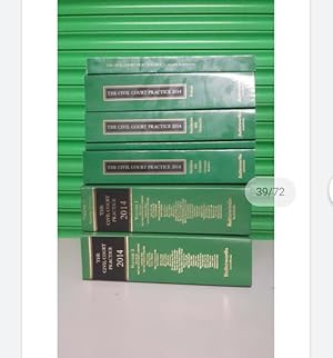 vThe Civil Court Practice full set of 2 volumes with supplements 2014