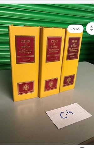KEMP & KEMP The Quantum of Damages looseleaf Full set of 3 volumes
