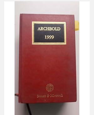 Archbold Criminal Pleading Evidence And Practice 1999