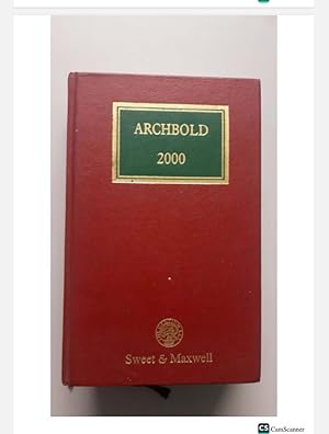 Archbold Criminal Pleading Evidence And Practice 2000