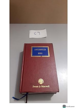 Archbold Criminal Pleading Evidence And Practice 2001