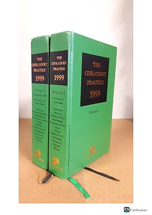 THE CIVIL COURT PRACTICE 1999 VOLUME 1 & VOLUME 2