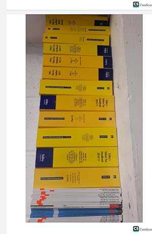 Tolley's Yellow Tax Handbook of different years and supplements