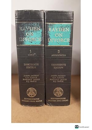 Rayden and Jackson on Divorce and Family Matters 13th Ed