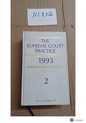 THE SUPREME COURT PRACTICE 1993 Volume 2