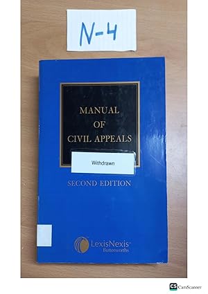 Manual of Civil Appeals Second Edition