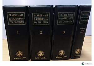 Clarke Hall and Morrison on Children looseleaf Full Set of 3 Volume with Table index