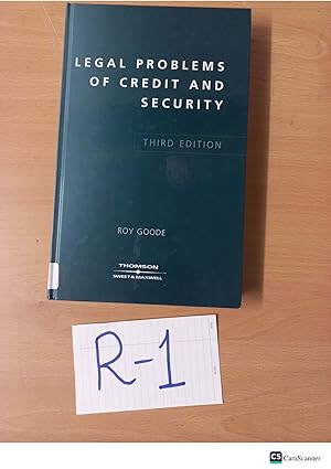 Legal Problems of Credit and Security third edition by Roy Goode