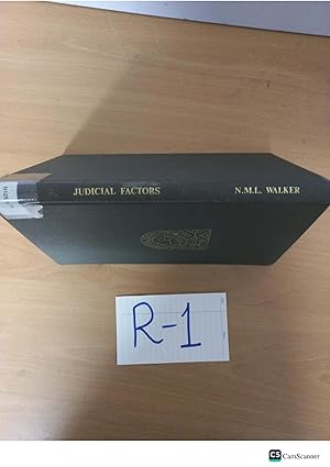 Judicial Factors by N.M.I Walker