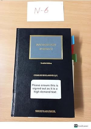 Documentary Evidence 12th edition by Charles Hollander QC