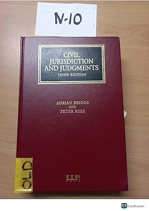 Civil Jurisdiction and Judgements 3rd edition by Briggs and Rees