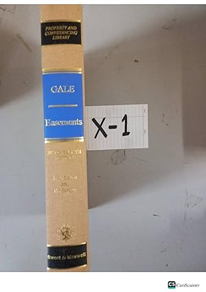 Gale Easements 17th Ed (Hardback)