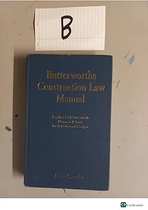 Butterworths Construction Law Manual By Smith, Palmer & Redmond-Cooper