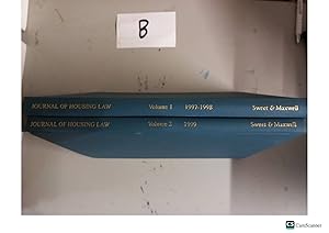 Journal Of Housing Law Volume 1 1997-98 & Volume 2 1999