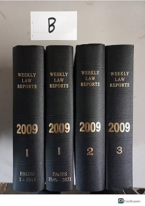 Weekly Law Reports 2009 Part 1(2),2 And 3