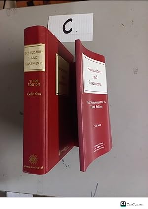 Boundaries and Easements 3rd Ed by Colin Sara with supplement