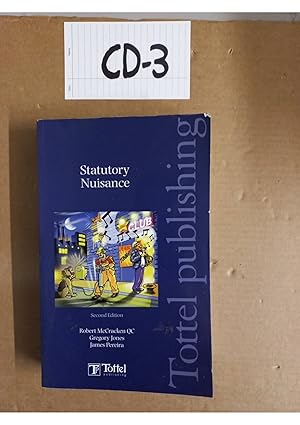 Statutory Nuisance 2nd Edition by Mccracken, Jones & Pereira