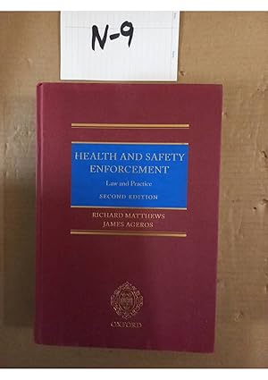 Health And Safety Enforcement Law And Practice 2nd Ed By Matthews And Ageros