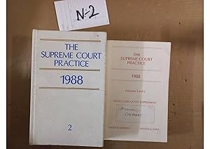 The Supreme Court Practice 1988 Vol 2 With Vol 1,2 6th Cumulative Supplement