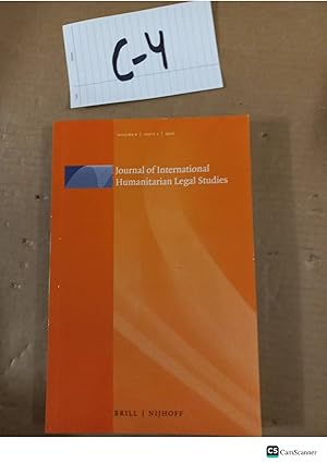 Journal Of International Humanitarian Legal Studies 2015 Vol 6 By Brill And...