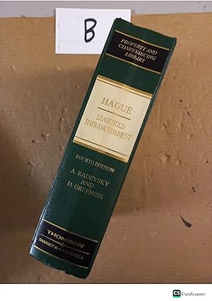 Hague Leasehold Enfranchisement 4th Ed By Radevsky And Greenish