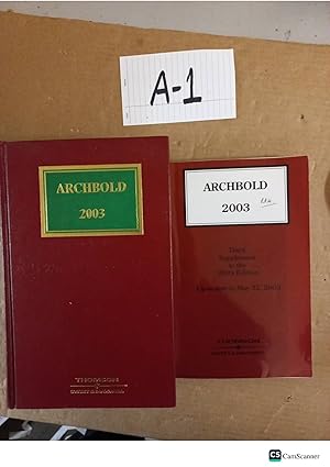 Archbold criminal pleading evidence and Practice 2003 With Supplement