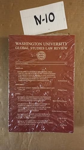 Washington University Global Studies Law Review vol 16 2017