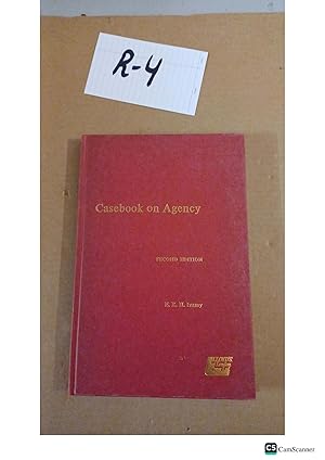 Casebook On Agency 2nd Ed By E R H Ivamy