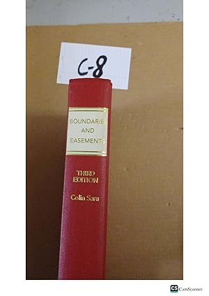 Boundaries And Easements 3rd Ed By Colin Sara