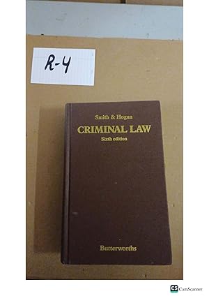 Criminal Law 6th Ed By Smith And Hogan