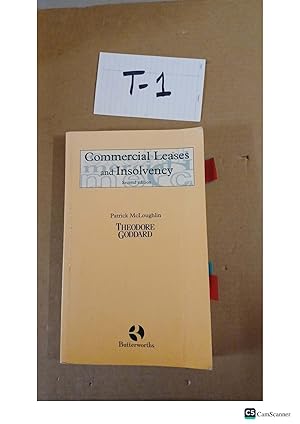 Commercial Leases And Insolvency 2nd Ed By Patrick McLoughlin