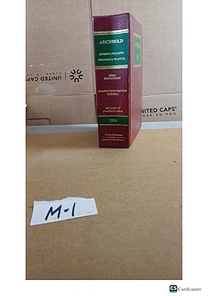 Archbold Criminal Pleading Evidence And Practice 2006 By Richardson And Thomas